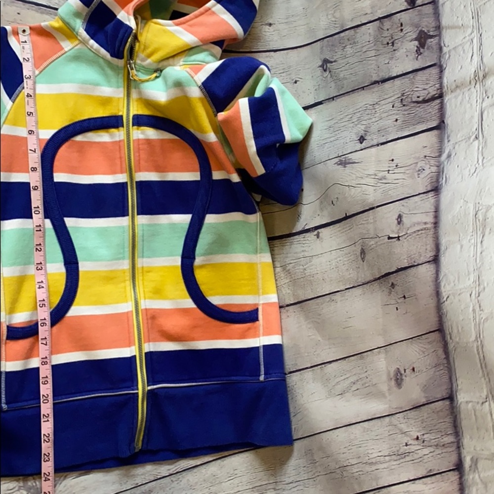 Lululemon Rare 2013 Seawheeze Scuba stripe hoodie - Picture 8 of 8